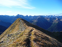 阿爾卑斯山,bschlaber kreuzspitze,胳肢