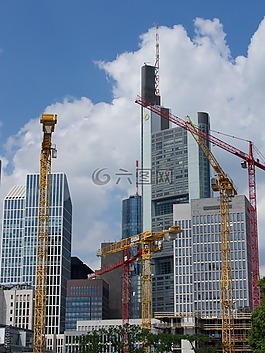 法蘭克福,摩天樓,建設(shè)
