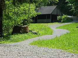 離,棚屋,田園