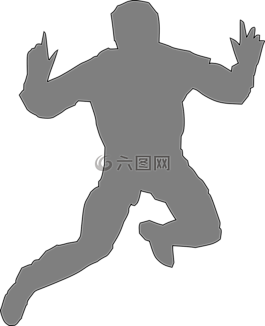 男子,跳躍,跨越式