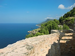 巖質(zhì)海岸,藍(lán)色,地中海