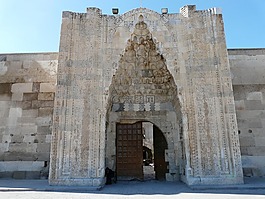 商队,sultanhan caravansary,装修的门户