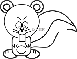 松鼠,滅鼠,動物
