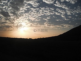 景觀,山,圭亞那