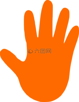 手,停止,支持