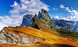 白云巖,山,南蒂羅爾