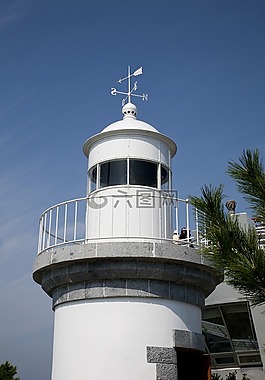 燈塔,島,韓國(guó)