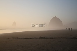 俄勒岡,海岸,佳能海灘