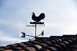 天氣風向標,風,天空