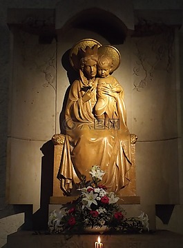 münsterschwarzach修道院,麦当娜,祈祷