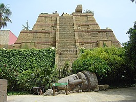 寺,游樂園,雕像