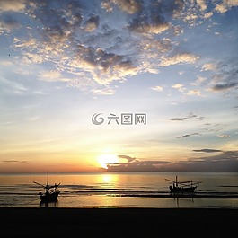 釣魚,船,班布里