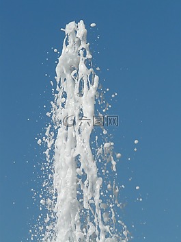 水,泡沫,注入