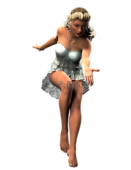 浮動(dòng),女子,女性