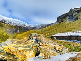 自然,景觀,山