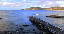 海灘,海港,水