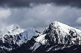 贡嘎雪山,云,徒步