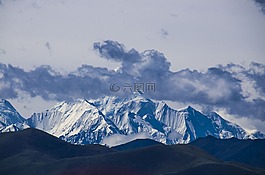 贡嘎雪山,云,徒步