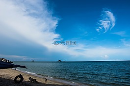 海,天空,暮光之城
