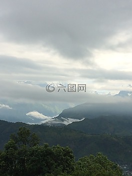自然,小山,山