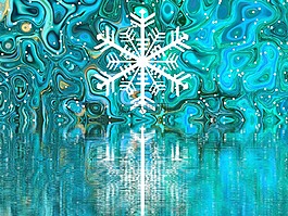 冬天,雪花,雪