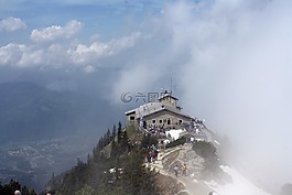歷史,霧,高山
