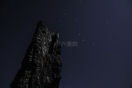 黑暗,夜,星星