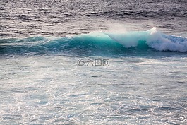 波,海洋,洪水