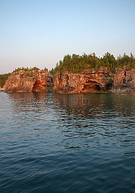 海岸,懸崖,巖