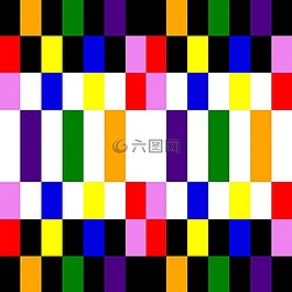 彩虹,顏色,塊