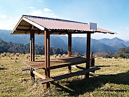 野餐桌,表,住房