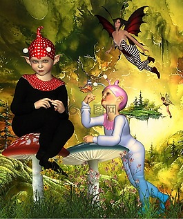 小精靈,幻想,仙女