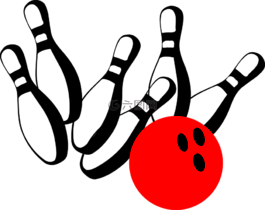 保齡球,銷,球