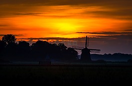 日出,太陽,morgenrot