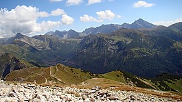 山,視圖,頂視圖