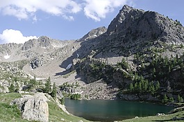 mercantour,湖 detrecolpas,山