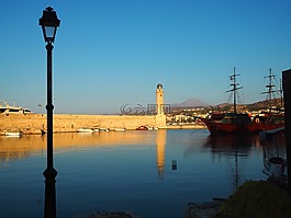 假期,地中海,rethymnon