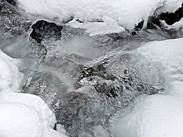 水,冬天,冰
