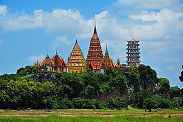 中國寺廟,老虎洞寺廟,城堡
