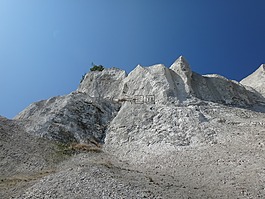 白堊巖,黑板,海岸