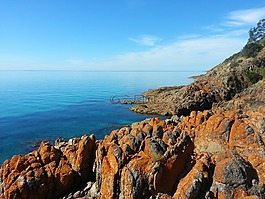 巖,海洋,海