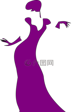 女子,模型,連衣裙