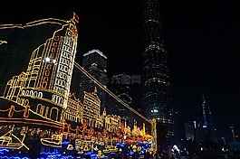燈光節(jié),夜景,舊區(qū)風(fēng)貌