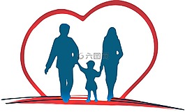 家庭,保佑你,心臟