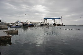 坎伯兰湾,阿纳帕,黑海的冬天