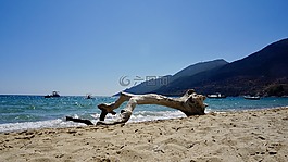 希臘,海灘,海