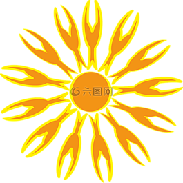 模式,紋理,太陽