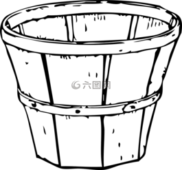 籃,木,bin