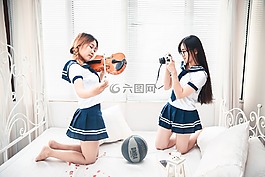 女子,年輕,美麗