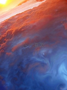 风暴,cloudscape的,以上